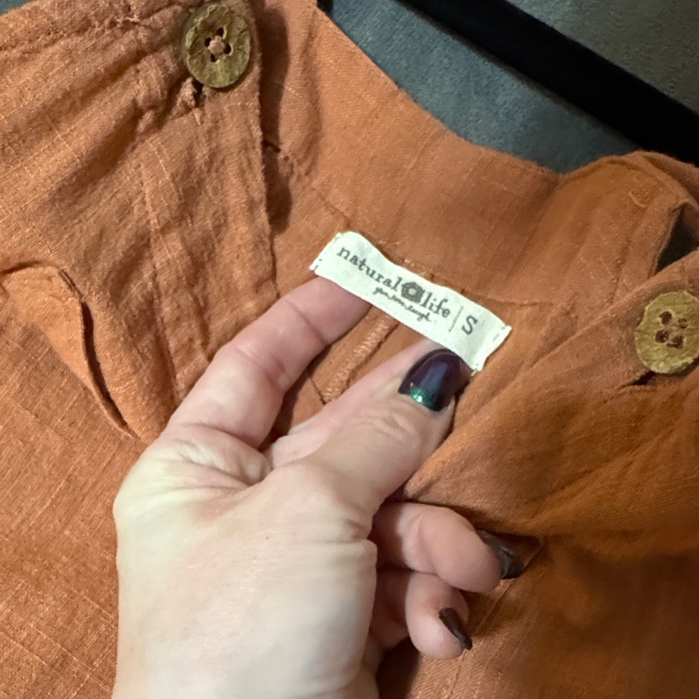 Natural Life Rust Jumpsuit, size S - Picture 2 of 12